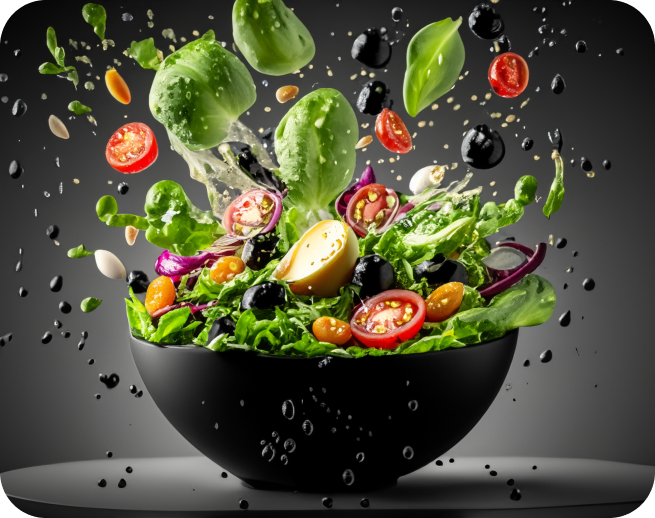 commander salade en ligne à  courbevoie